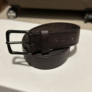 Men’s Allsaints Leather Belt - Brown